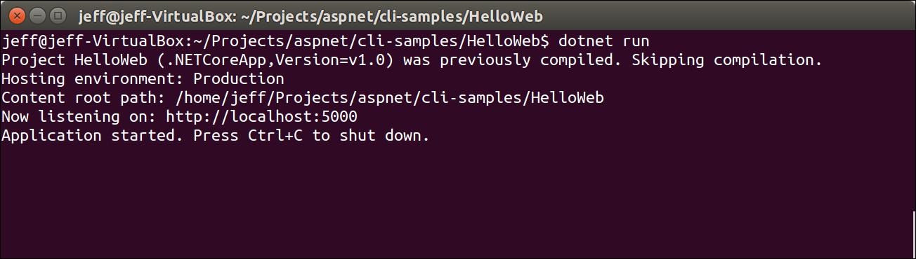 Dotnet run jeff ogata